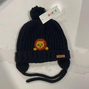 NWT mini Barts Amsterdam knit hat with lion